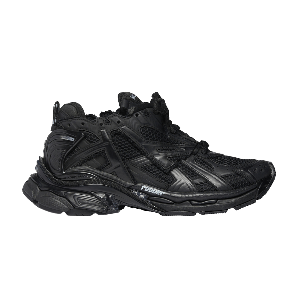 BALENCIAGA｜SNEAKERS (677402 W3RBT 1000) Buy Balenciaga Wmns Runner Sneaker 'Worn-Out - Black