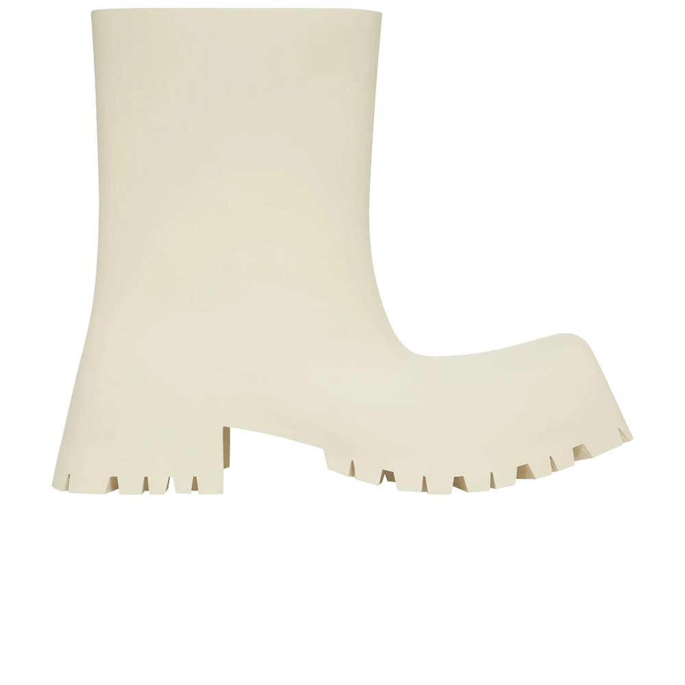 Balenciaga Trooper Rubber Boot White