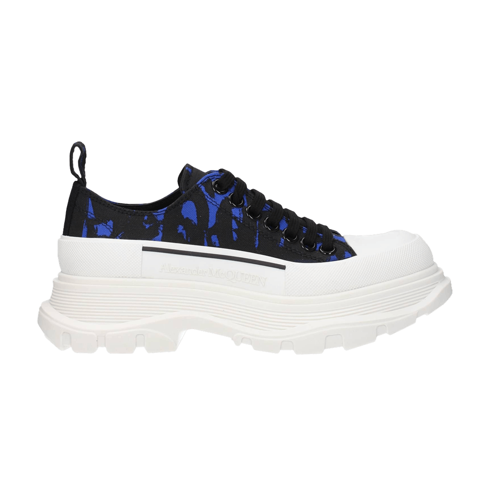 Buy Alexander McQueen Wmns Tread Slick Low Lace Up 'Graffiti Logo