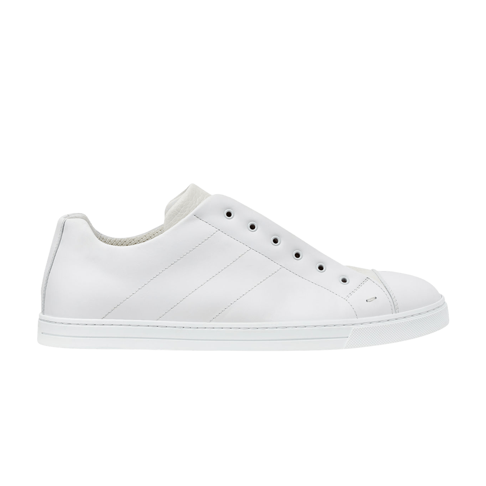 Buy Fendi Leather Slip-On 'White' - 7E1198 A5JP F150F | GOAT