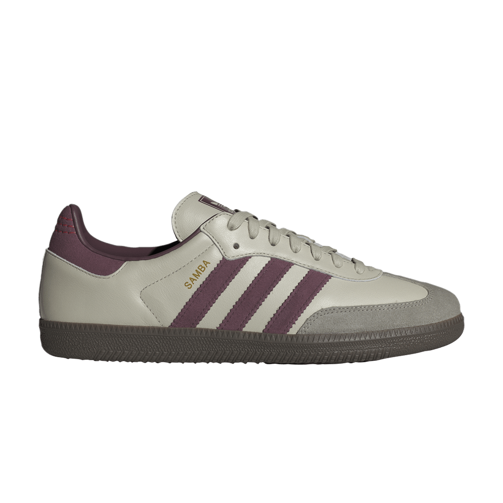 Samba OG 'putty Grey Maroon'