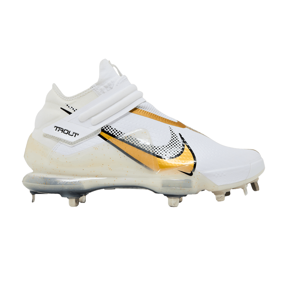 Buy Nike Force Zoom Trout 7 Pro Mid 'White Metallic Gold' - CI3134