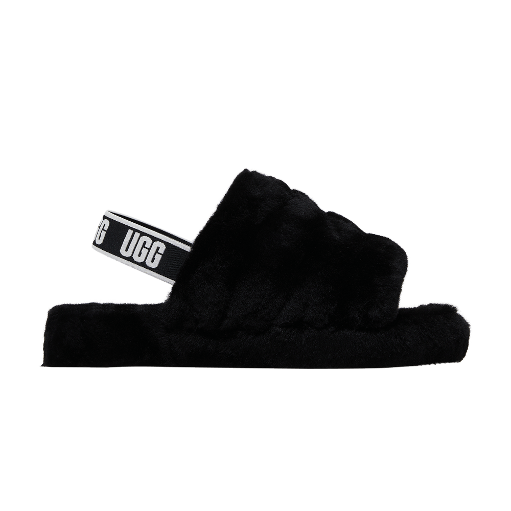 Ugg fluff yeah slide black new arrivals