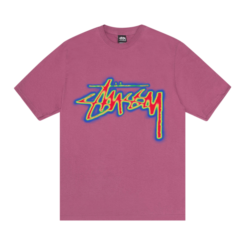 Buy Stussy Thermal Stock Tee 'Berry' - 1905023 BERR | GOAT