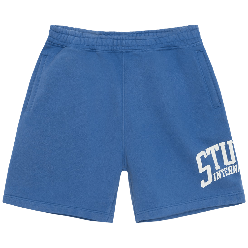 Buy Stussy Fleece International Short 'Blue' - 112318 BLUE | GOAT