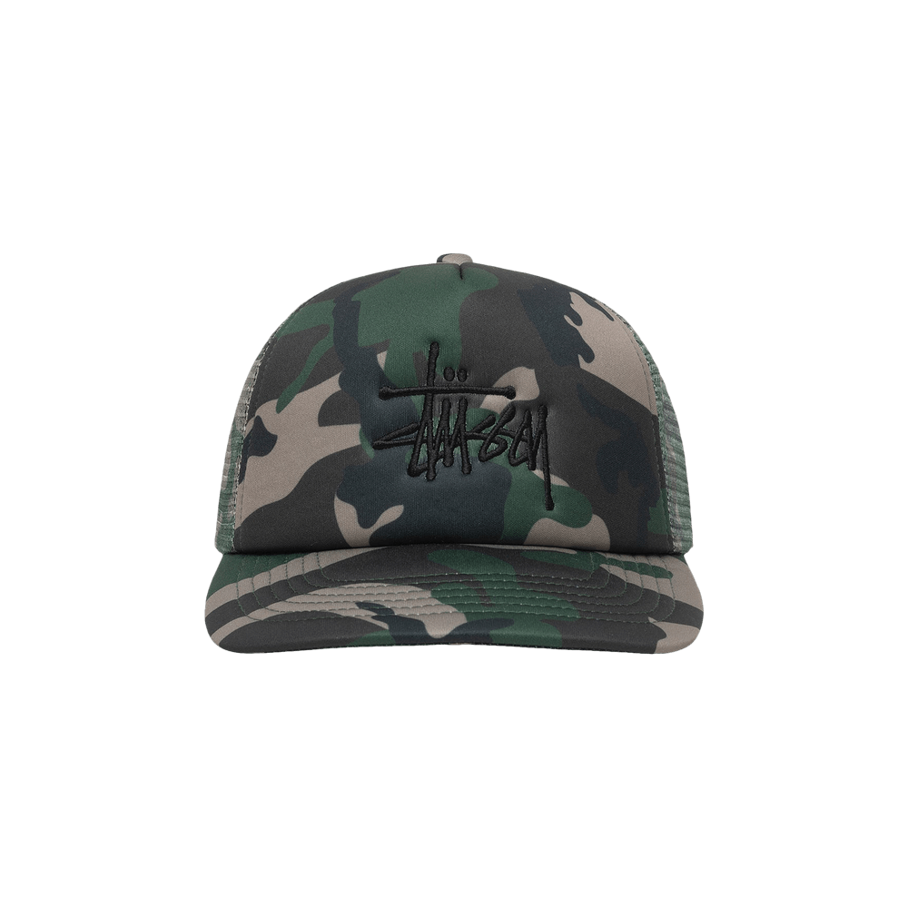 Buy Stussy Trucker Big Basic Snapback 'Camo' - 1311088 CAMO