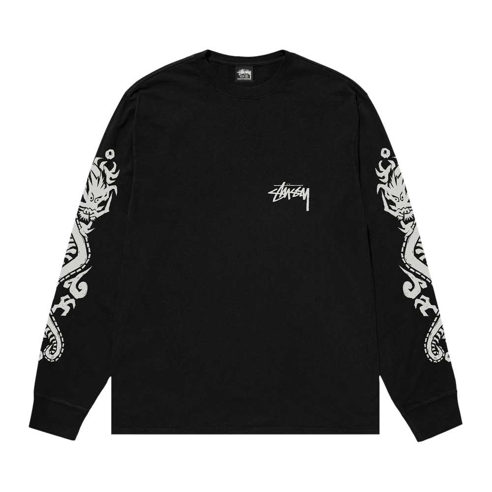 Tシャツ・カットソー STUSSY FW25 LONG HAUL LS TEE (1995114 0001 BLACK) Buy Stussy Dragons Long-Sleeve Tee 'Black' - 1995031 BLAC | GOAT