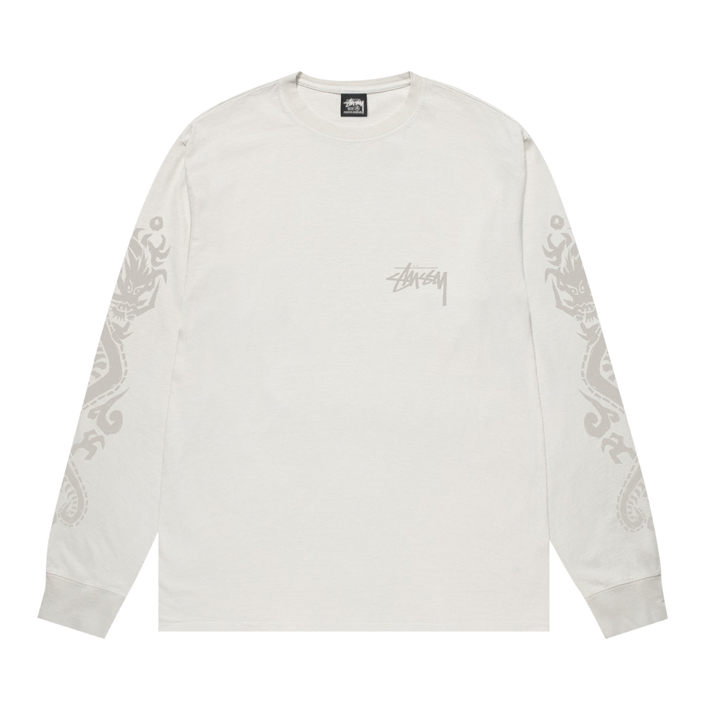 Buy Stussy Dragons Long-Sleeve Tee 'Natural' - 1995031 NATU | GOAT