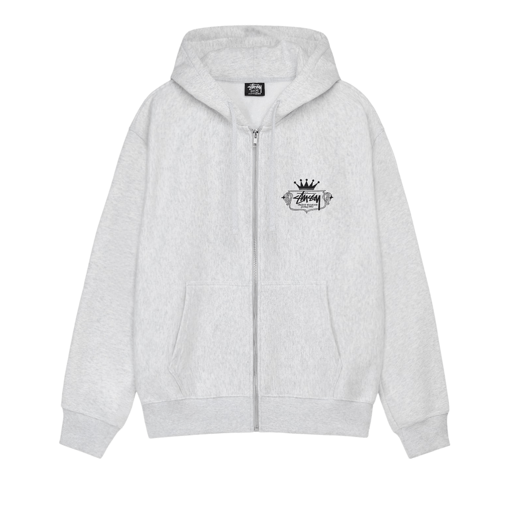 【stussy】WELDER ZIP HOODIE 2色展開 Black Ash Heather Stüssy: Men's Welder Zip Hoodie (Ash Heather) | DSMNY E-SHOP