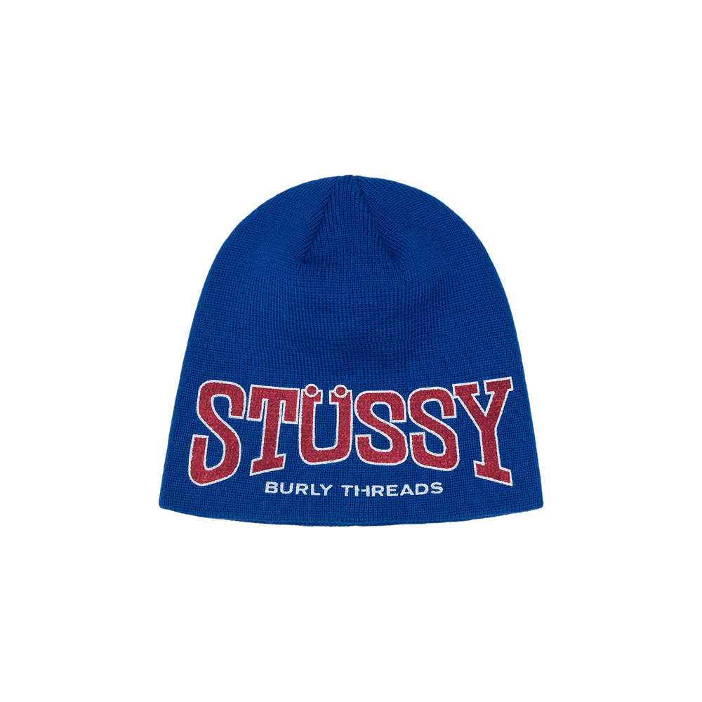 Buy Stussy Burly Threads Skullcap 'Blue' - 1321206 BLUE | GOAT