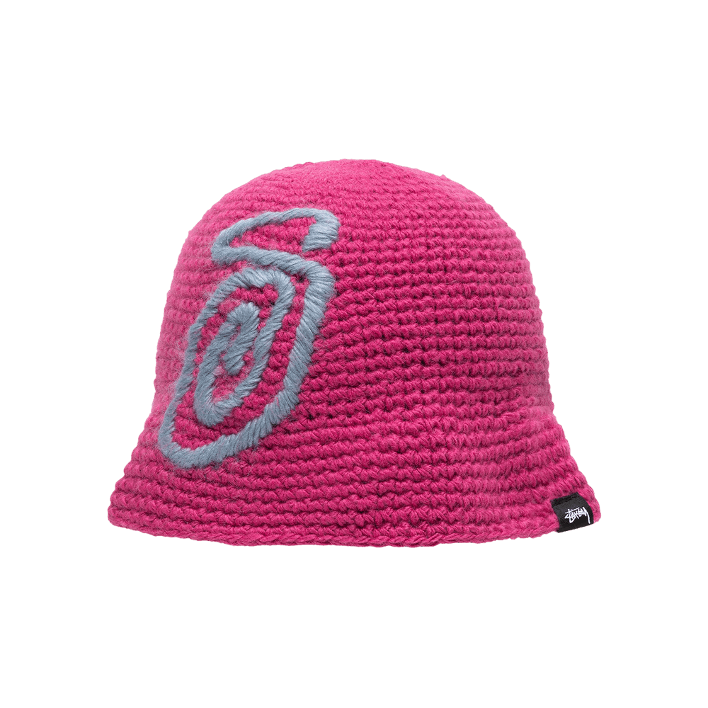 安価 ワタナベ Buy Stussy BERR 1321208 - 'Berry' Hat Bucket Knit S Swirly 帽子