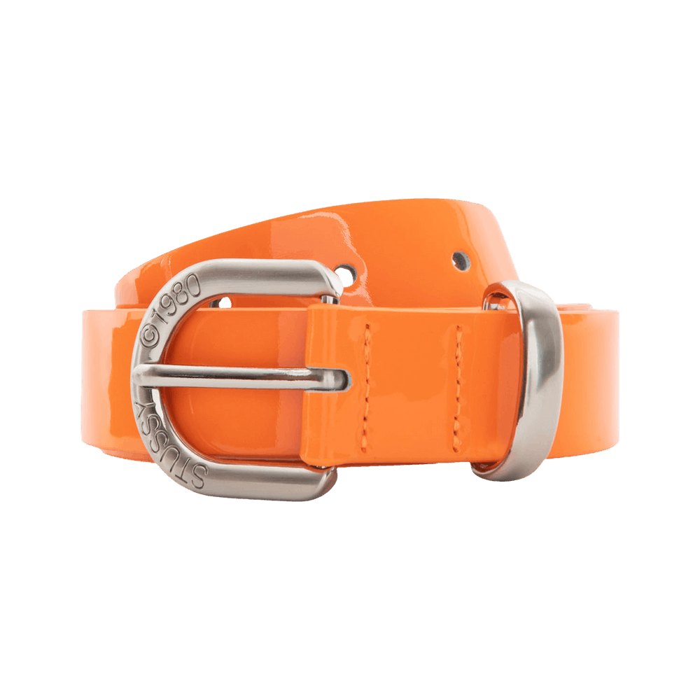小物 Stussy Patent Leather Belt Orange Buy Stussy Patent Leather Belt 'Orange' - 135192 ORAN | GOAT