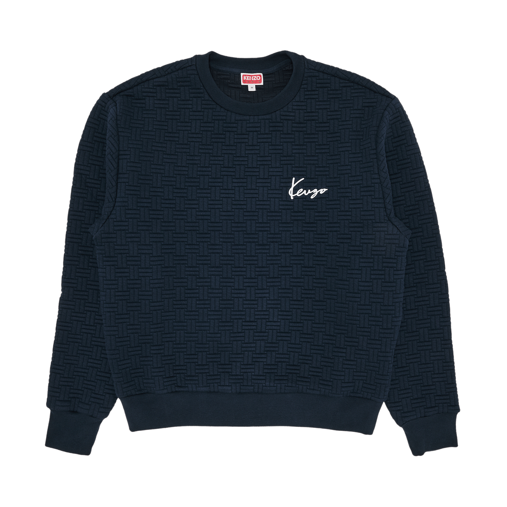 【送料関税込】Kenzo Weave Hooded Shirt Kenzo logo-print Detail Hoodie | Black | FARFETCH
