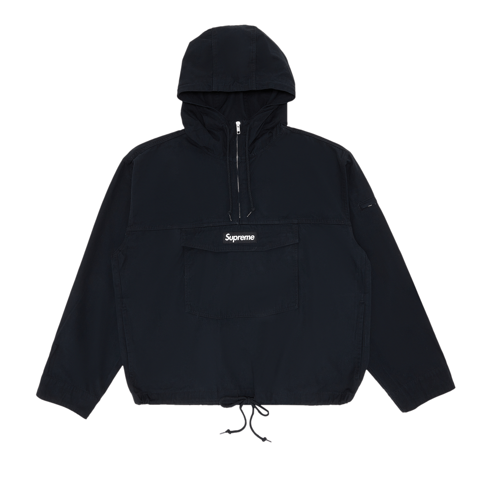【SUPREME】 Cotton Utility Anorak Black - 24SS Supreme Cotton Utility Anorak (SS24) - $178