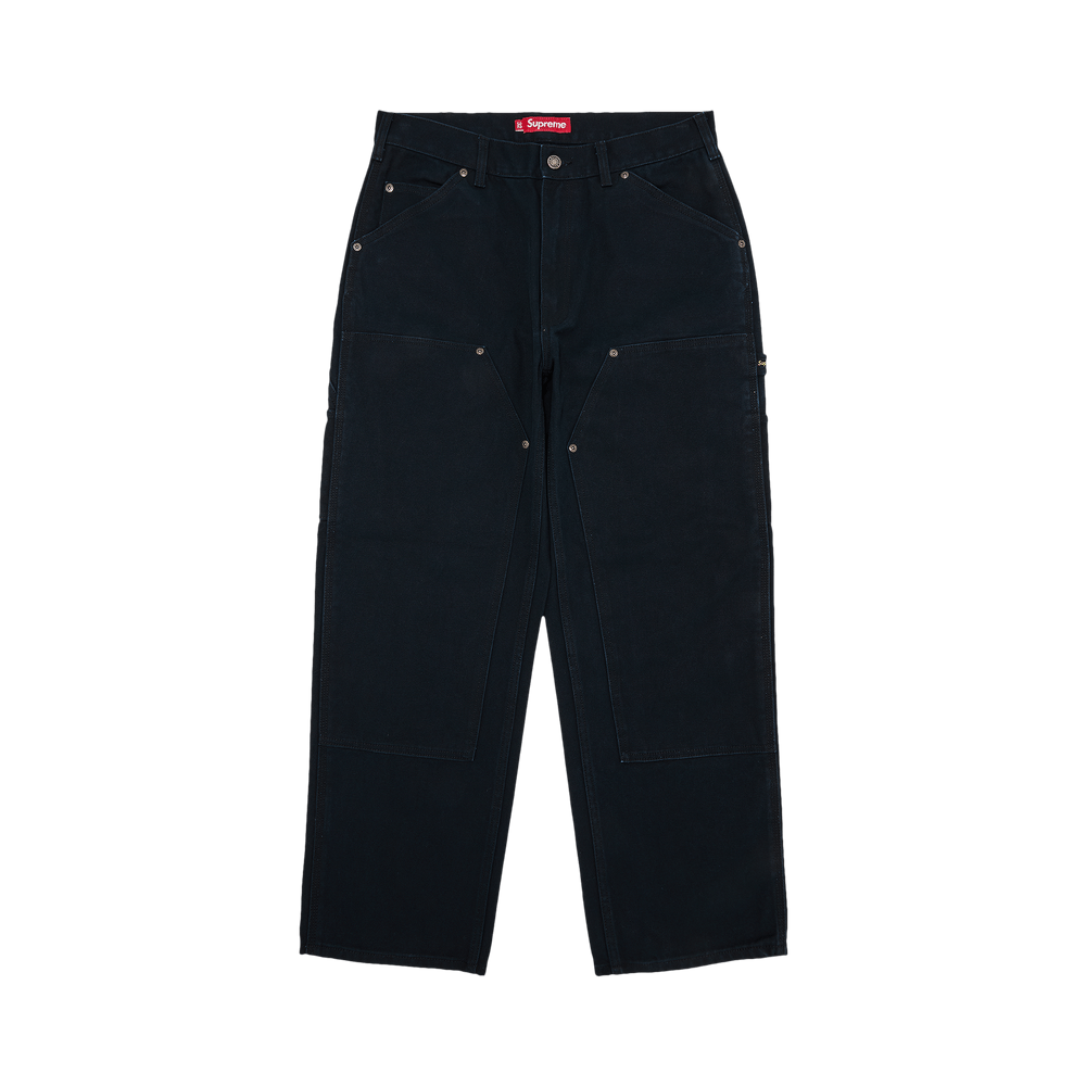 Supreme Double Knee Painter Pant (SS23) Washed Black Men's