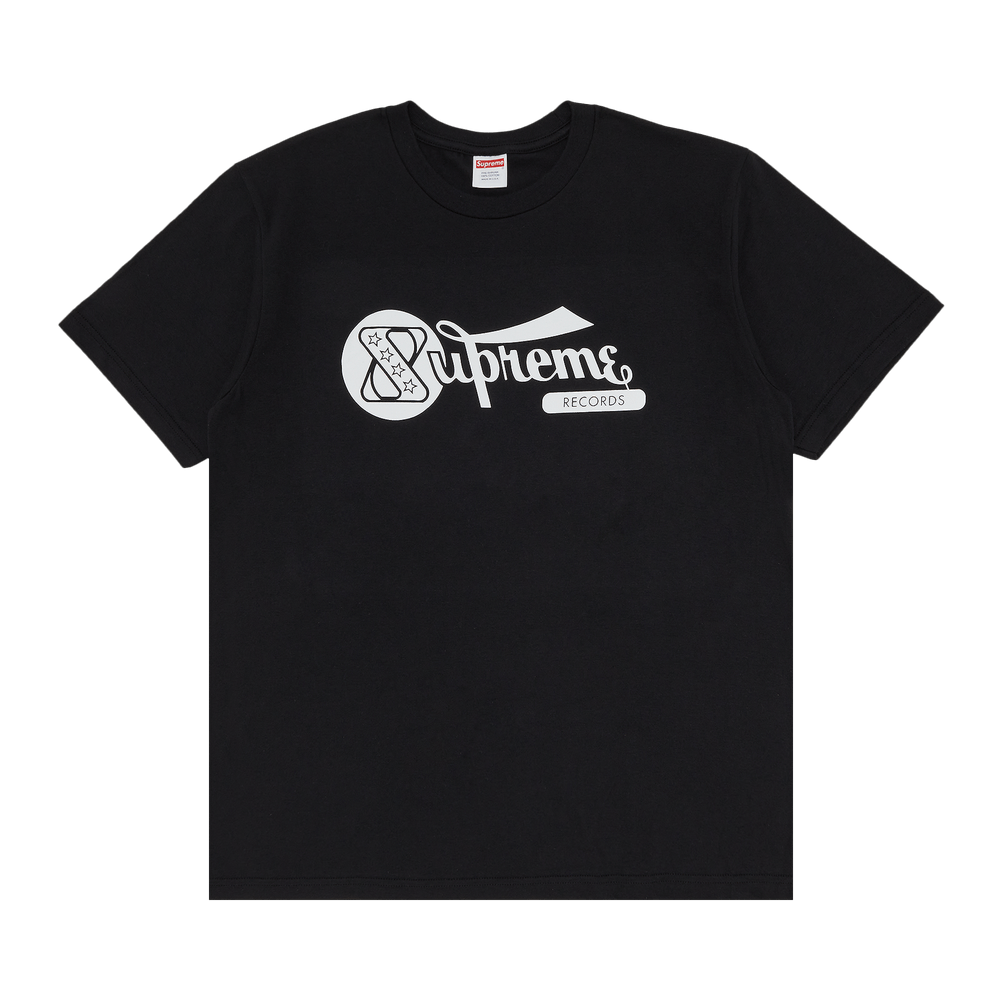 Buy Supreme Records Tee 'Black' - SS24T40 BLACK | GOAT