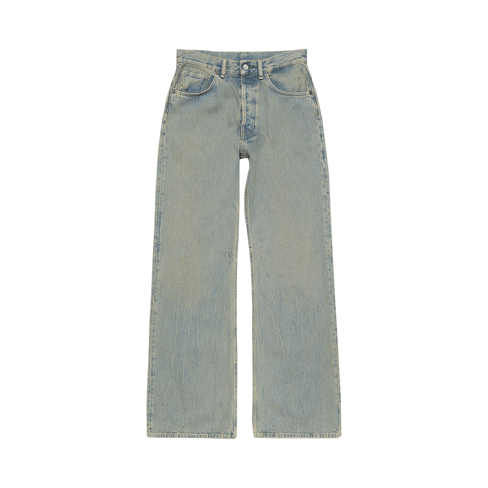 Buy Acne Studios 2021M Loose Fit Jeans 'Blue/Beige' - B00338