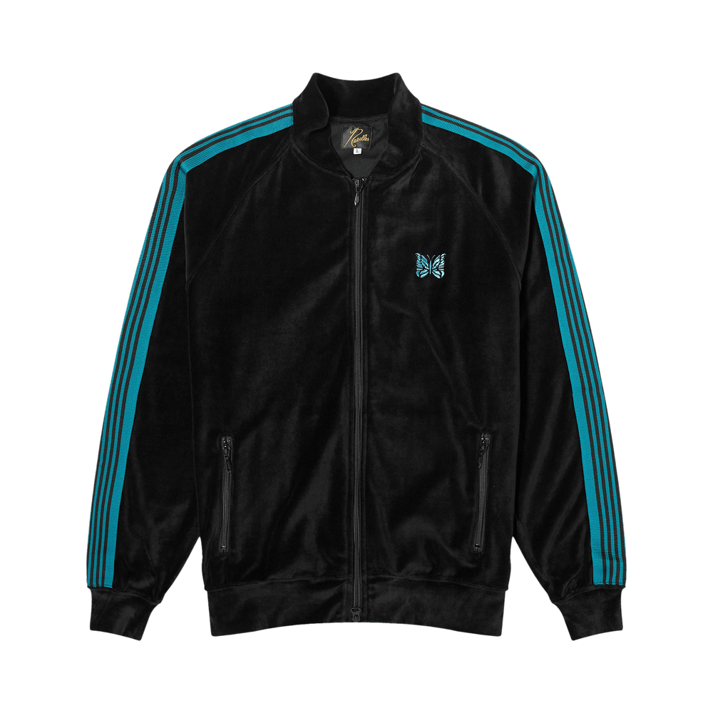 トップス NEEDLES/ R.C. Track Jacket - C/Pe Velour Needles『R.C. Track Jacket-C/Pe Velour』(Marine Blue