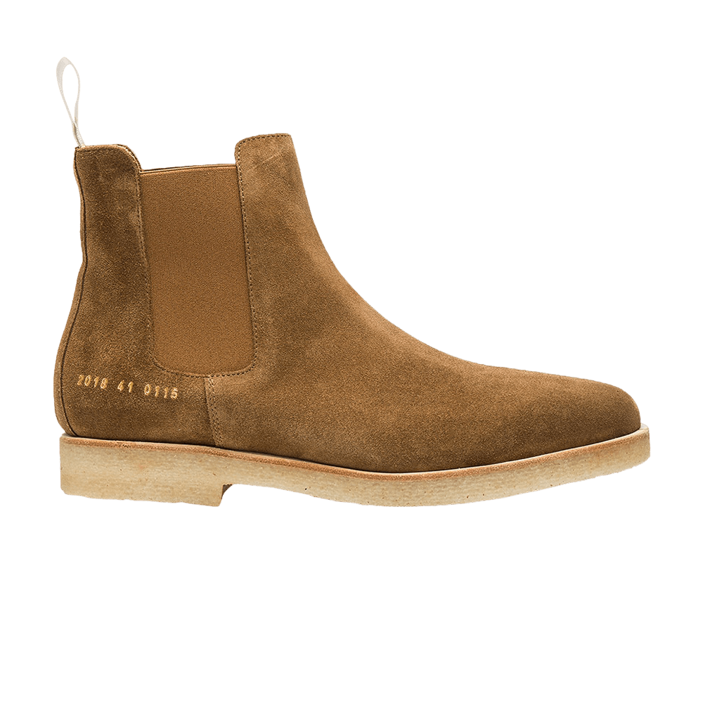 Buy Common Projects Chelsea Boot Suede Tobacco 2018 0115 GOAT UK