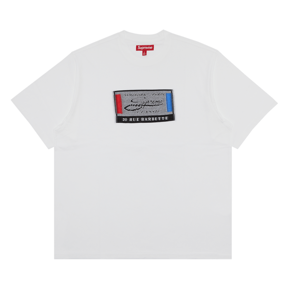 Buy Supreme Intarsia Label Short-Sleeve Top 'White