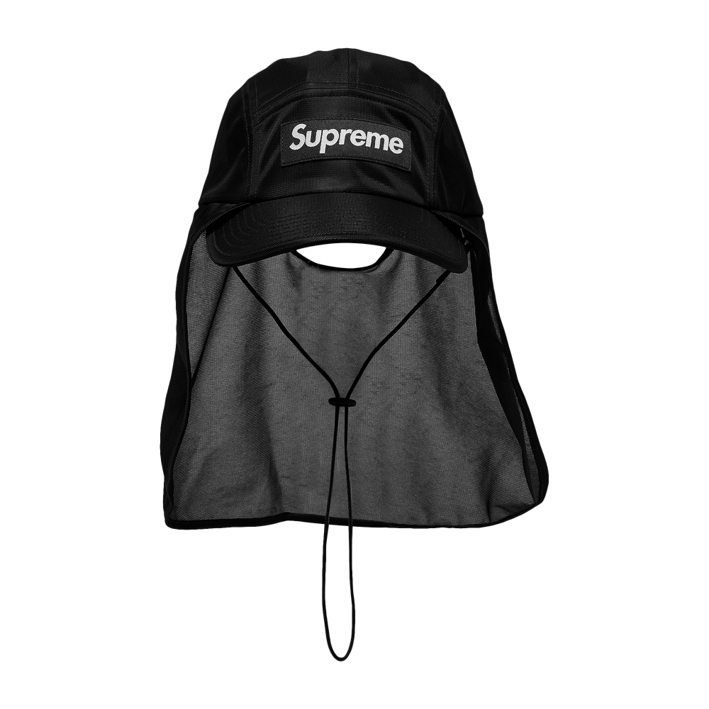 Buy Supreme Mesh Sunshield Camp Cap 'Black' - SS24H58 BLACK | GOAT