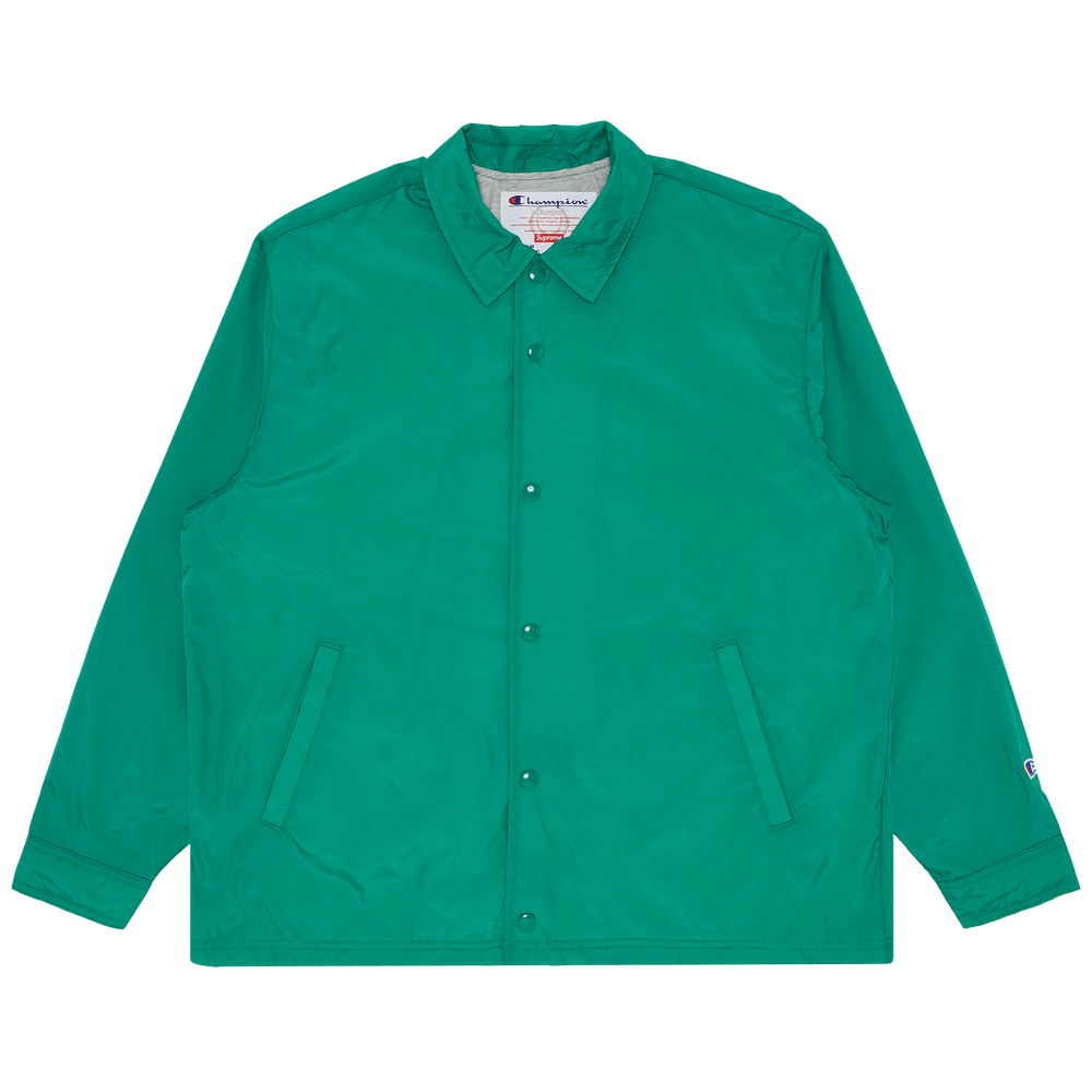 Buy Supreme x Champion Coaches Jacket 'Green' - SS24J64