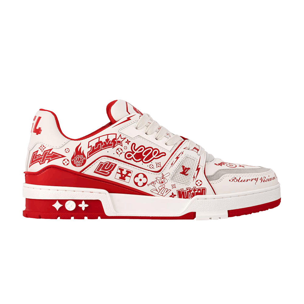 最終値下げ中♡23時まで　LOUIS VUITTON 赤 Buy Louis Vuitton Trainer 'Red Graffiti' - 1ACELH | GOAT