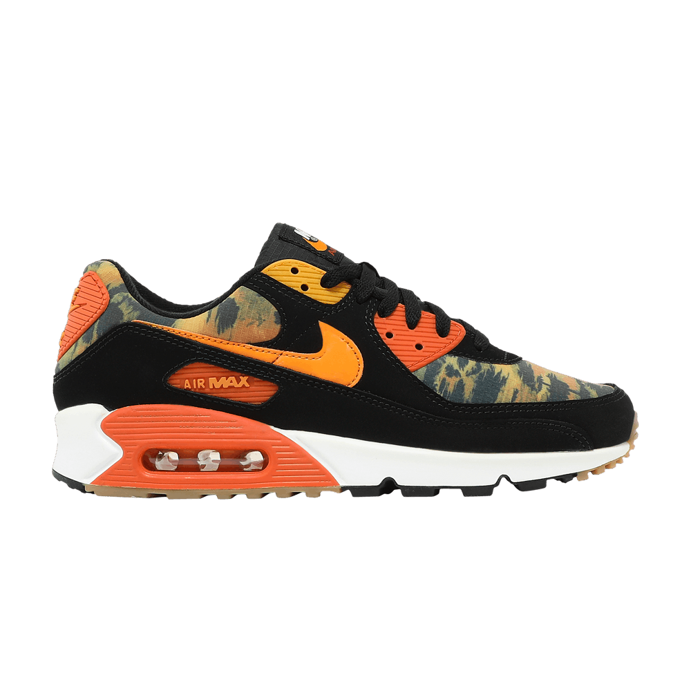 orange camo nikes