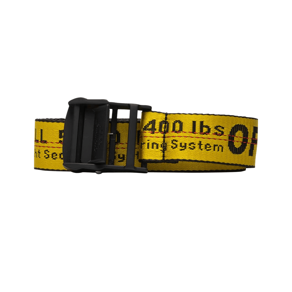 Buy Off-White Classic Industrial Belt 'Yellow/Black' - OMRB012S21FAB0011810  | GOAT