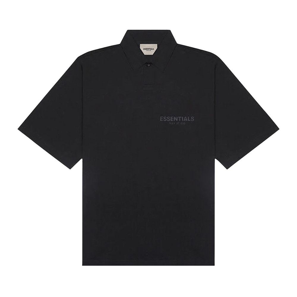 Buy Fear of God Essentials Polo Shirt 'Black' - 0125 25050 Buy Fear of God Essentials Polo Shirt 'Black' - 0125 25050