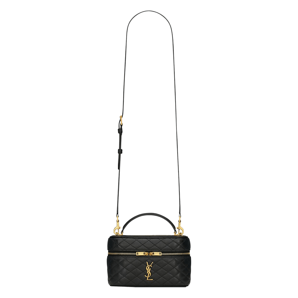 SAINT LAURENT PARIS｜CROSSBAGS (766731 1EL07 1000) Buy Saint Laurent Mini Gaby Vanity Bag 'Noir' - 766731 1EL07