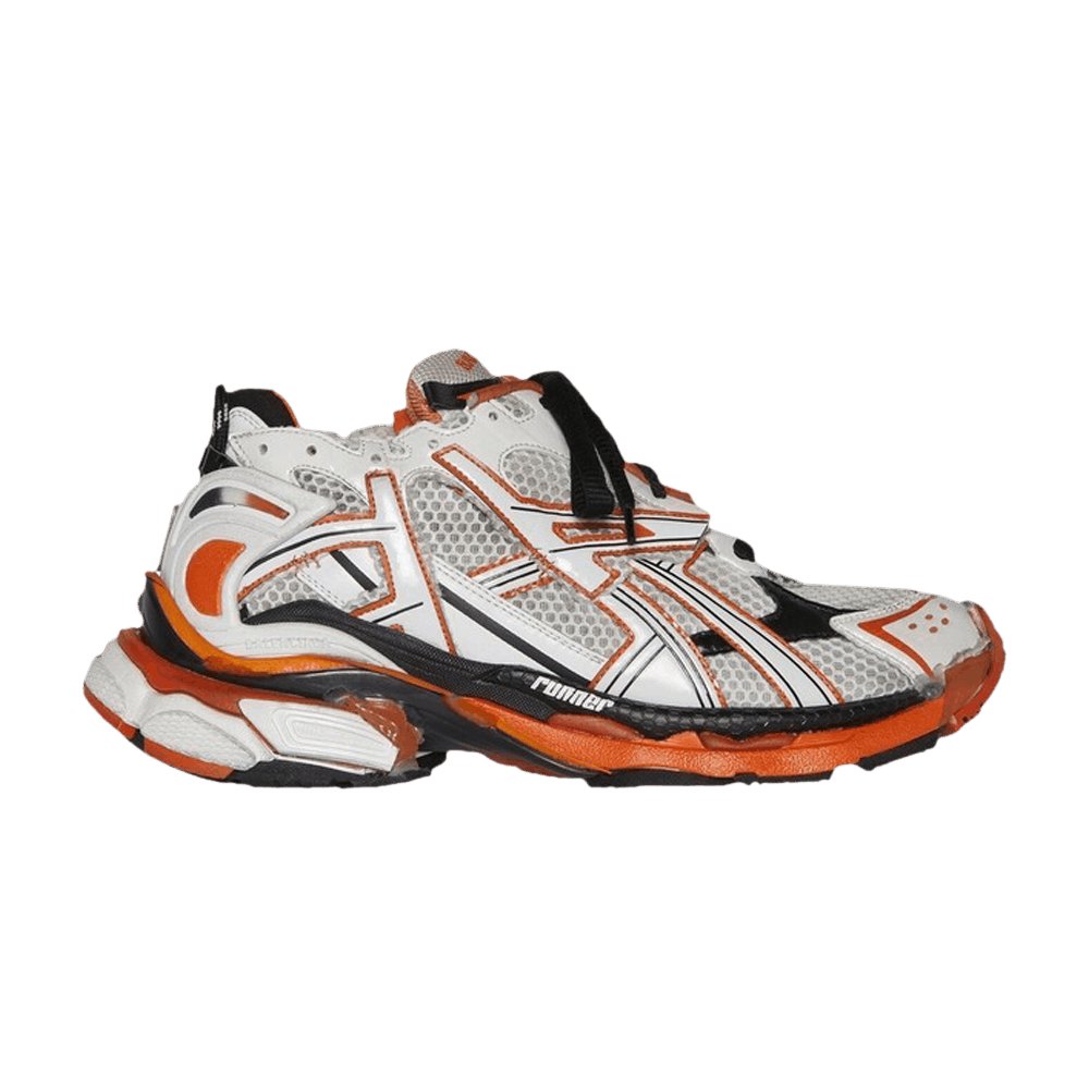 Balenciaga Runner Sneaker White Orange