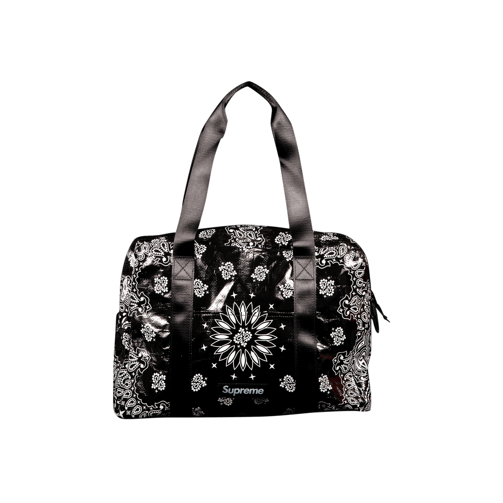 バッグ Supreme \"Bandana Tarp Duffle Bag\" BLACK Supreme Bandana Tarp Small Duffle Bag (SS21) - $68