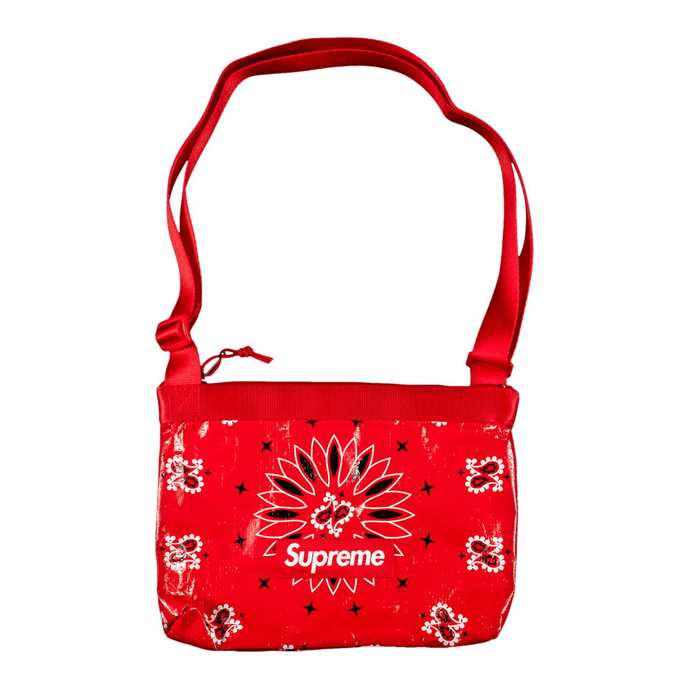 Buy Supreme Bandana Tarp Side Bag 'Red' - SS21B21 RED | GOAT