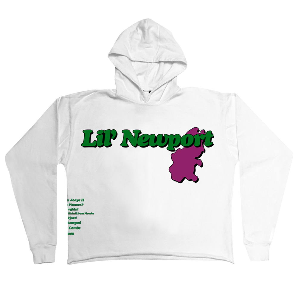 Buy Vlone x Yams Day Lil' Newport Hoodie 'White' - 1020