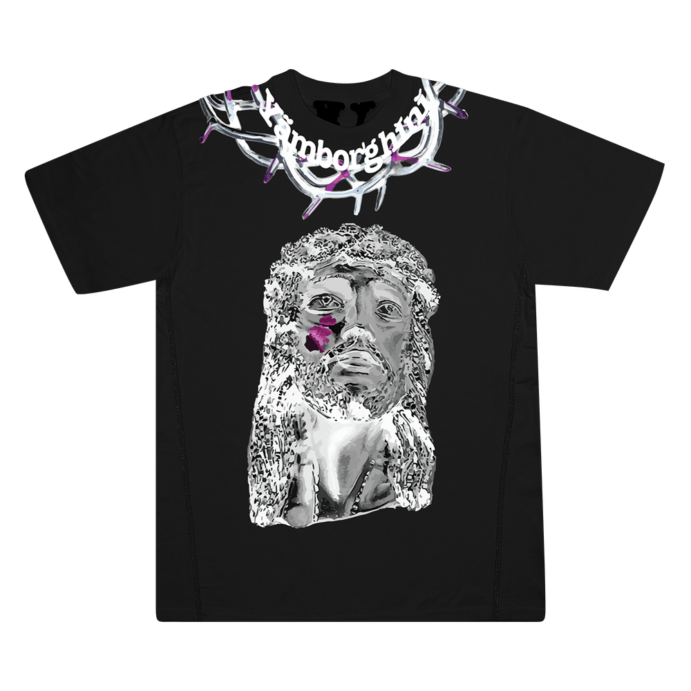 Buy Vlone x Yams Day Jesus Piece T Shirt Black 1020 100000103YDJP BLAC GOAT