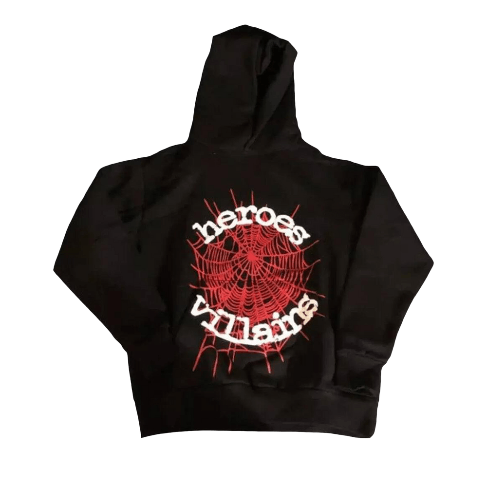 ミ*ピ様 【夏限定価格】sp5der Black Hoodie Black and Pink Sp5der Hoodie - Free Shipping