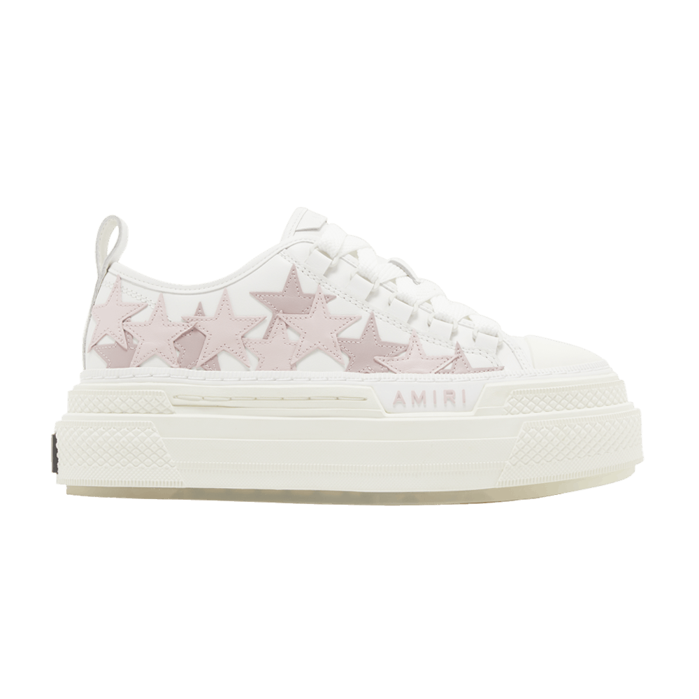 Buy Amiri Wmns Stars Platform Court Low 'White Pink