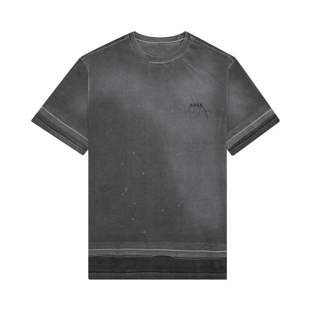 ★ADERERROR★ Needle logo tshirt Charcoal 759034_00.png.png