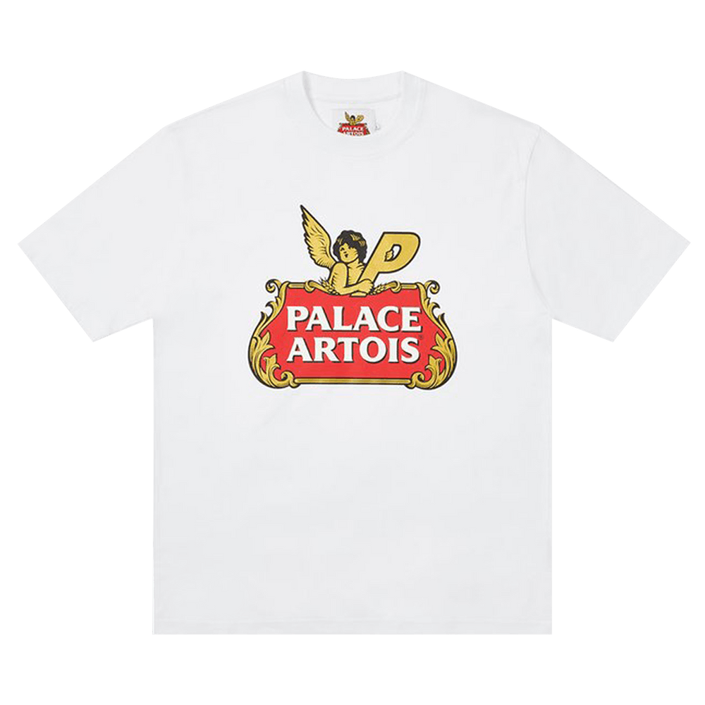 Buy Palace x Stella Artois Cartouche T-Shirt 'White