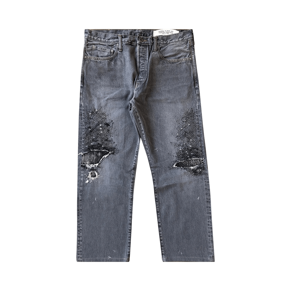 Buy Kapital Cisco Sashiko Jeans 'Black' - K1810LP164 BLAC | GOAT