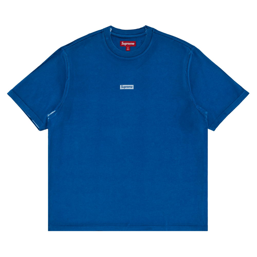 Buy Supreme Overprint Small Box Short-Sleeve Top 'Blue' - SS24KN54