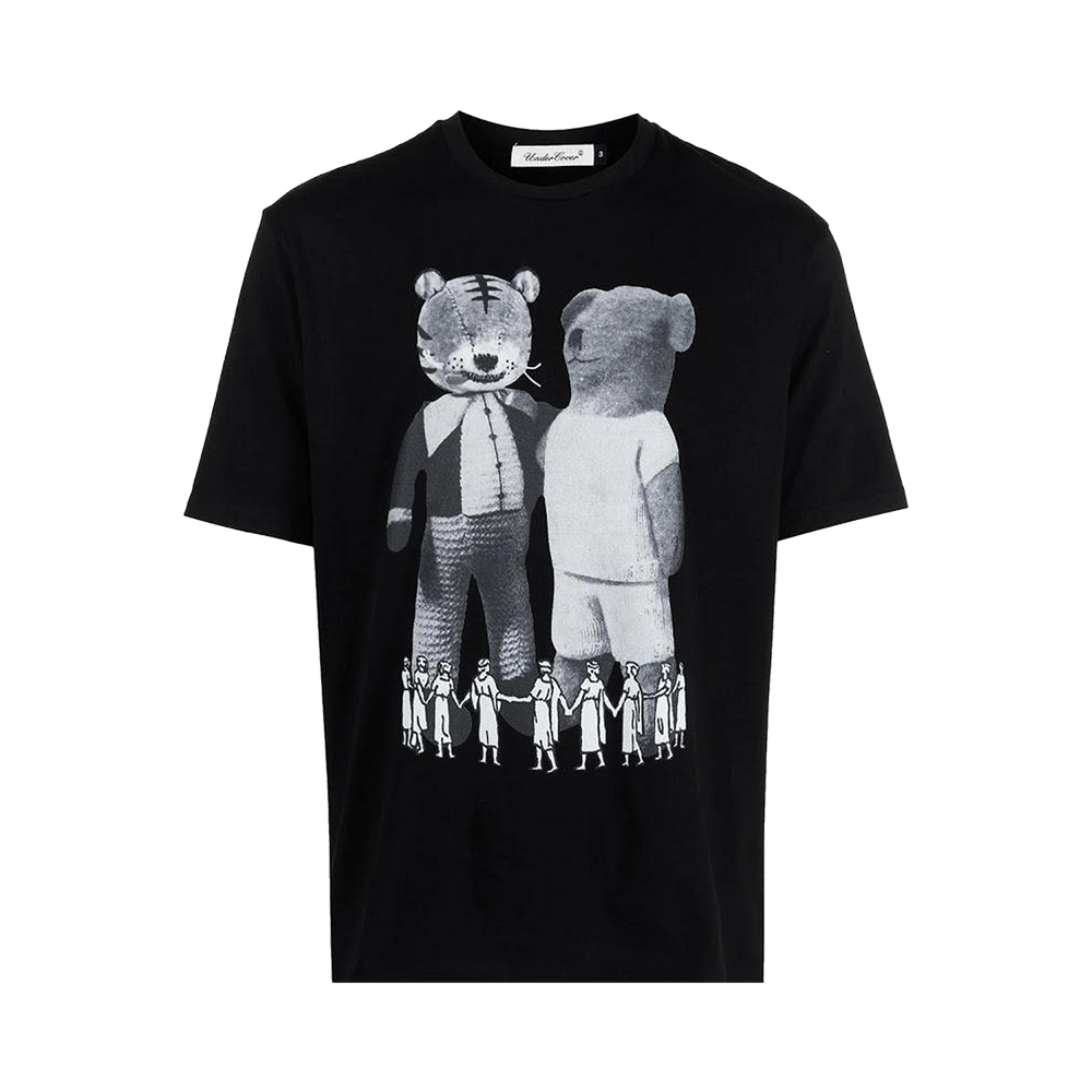 Buy Undercover Toy Tiger Bear Tee 'Black' - UC1A3804 BLAC | GOAT