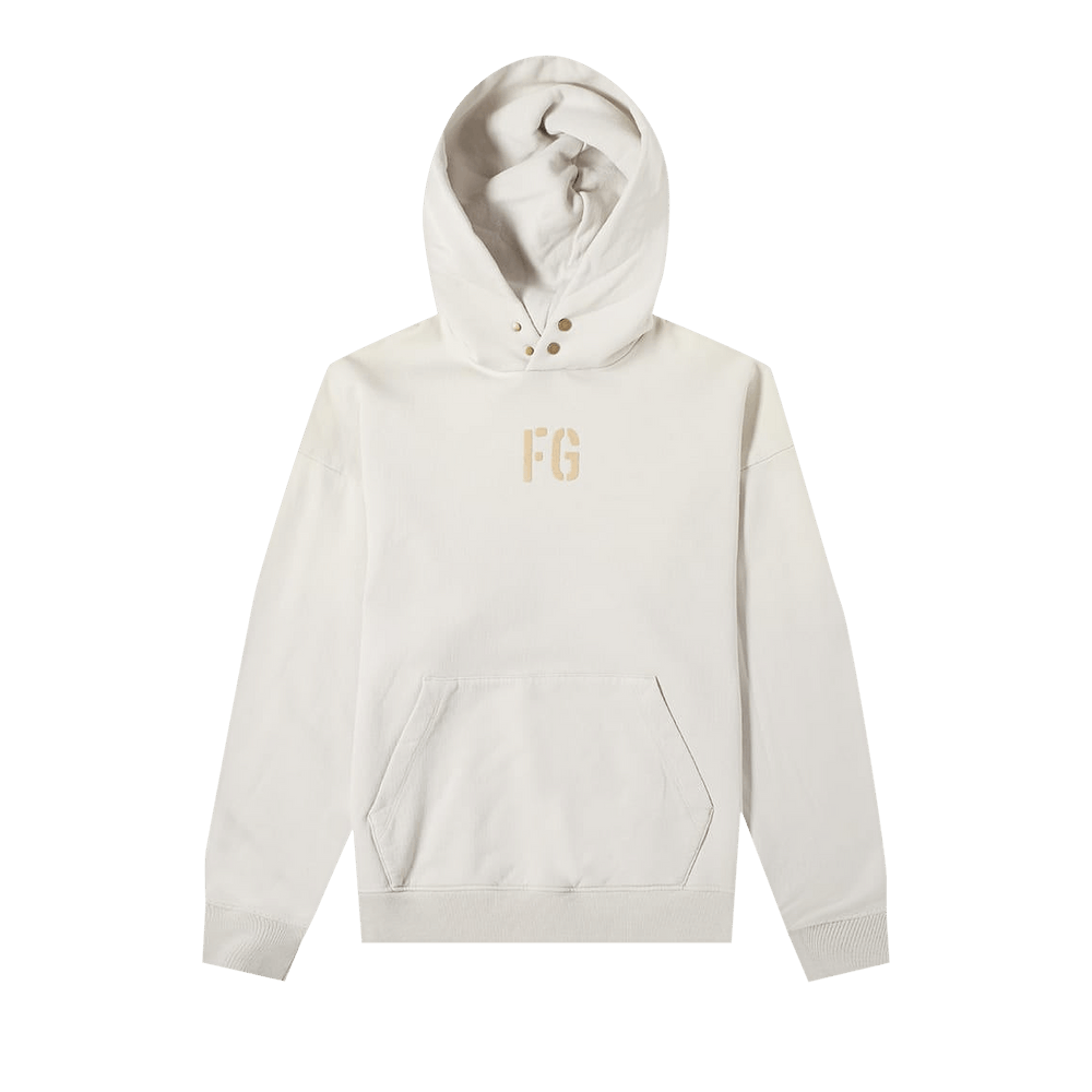Buy Fear of God FG Hoodie 'Vintage Concrete/White' - FG50