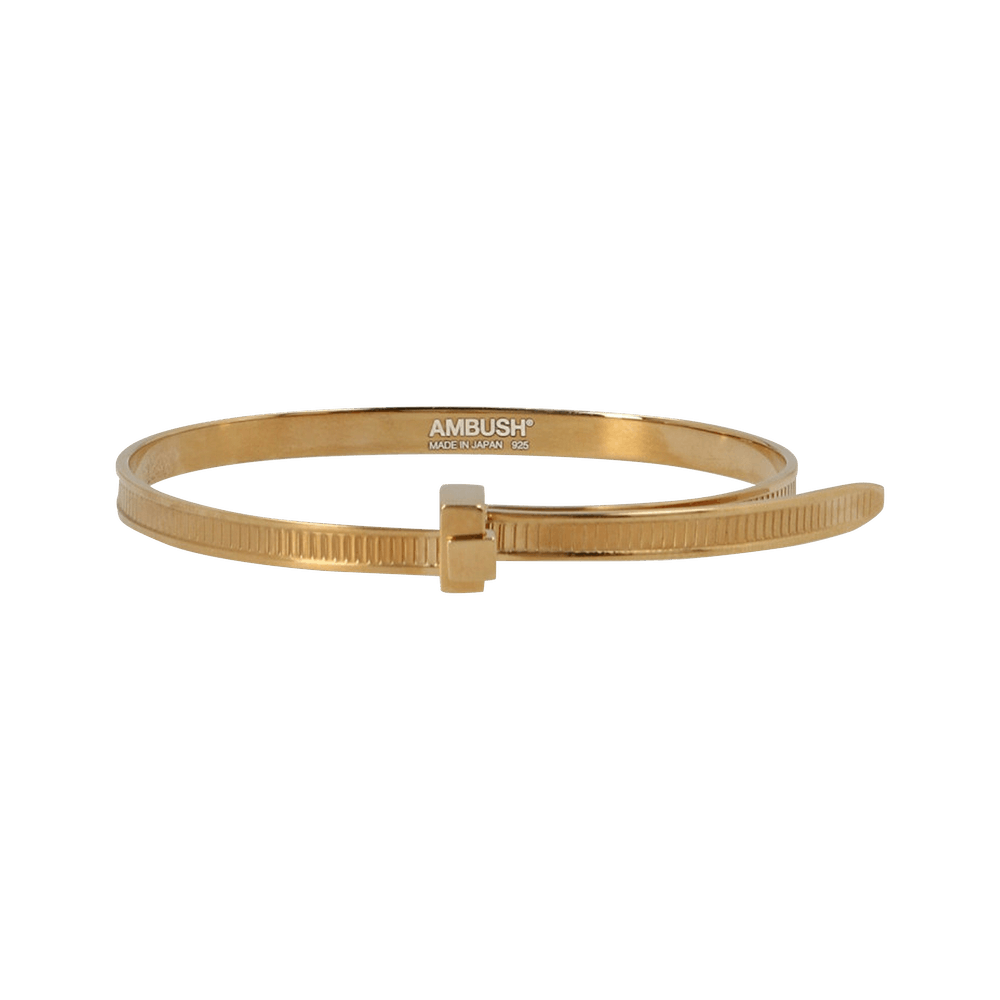 【激安】 Bracelet Tie Zip Ambush Buy 'Gold' BMOA008S21MET0027600 - アクセサリー