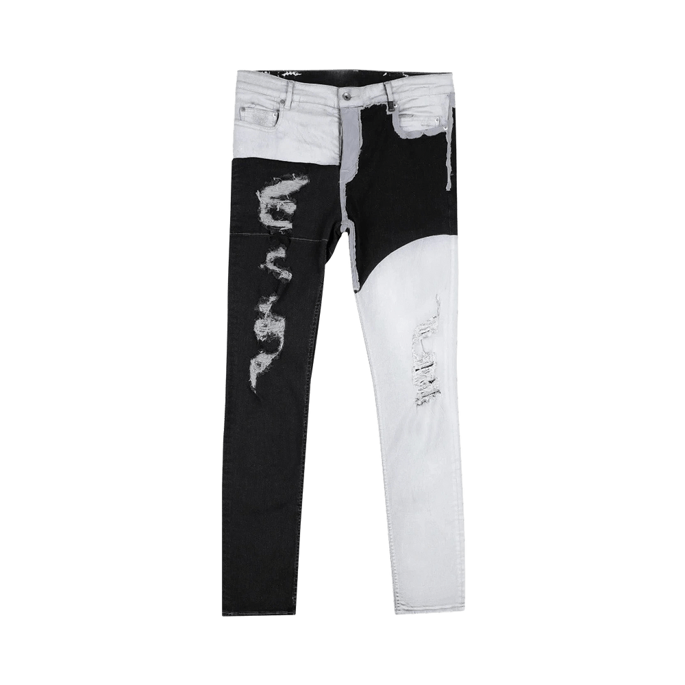 上質で快適 Cut Tyrone Tecuatl Owens Rick Buy Jeans Wax 'White パンツ
