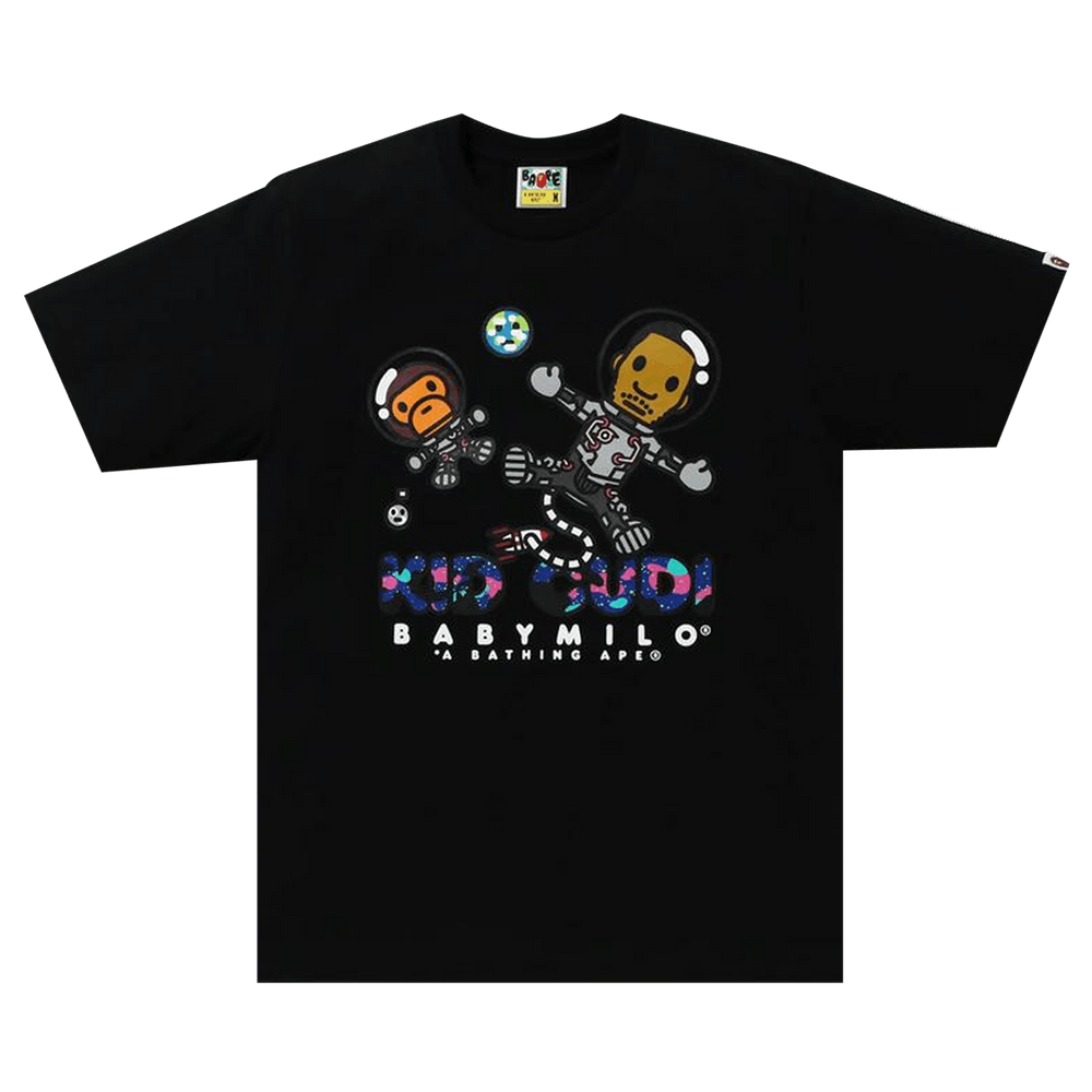 Buy BAPE x Kid Cudi Baby Milo Moon Man Tee 'Black' - 2G73
