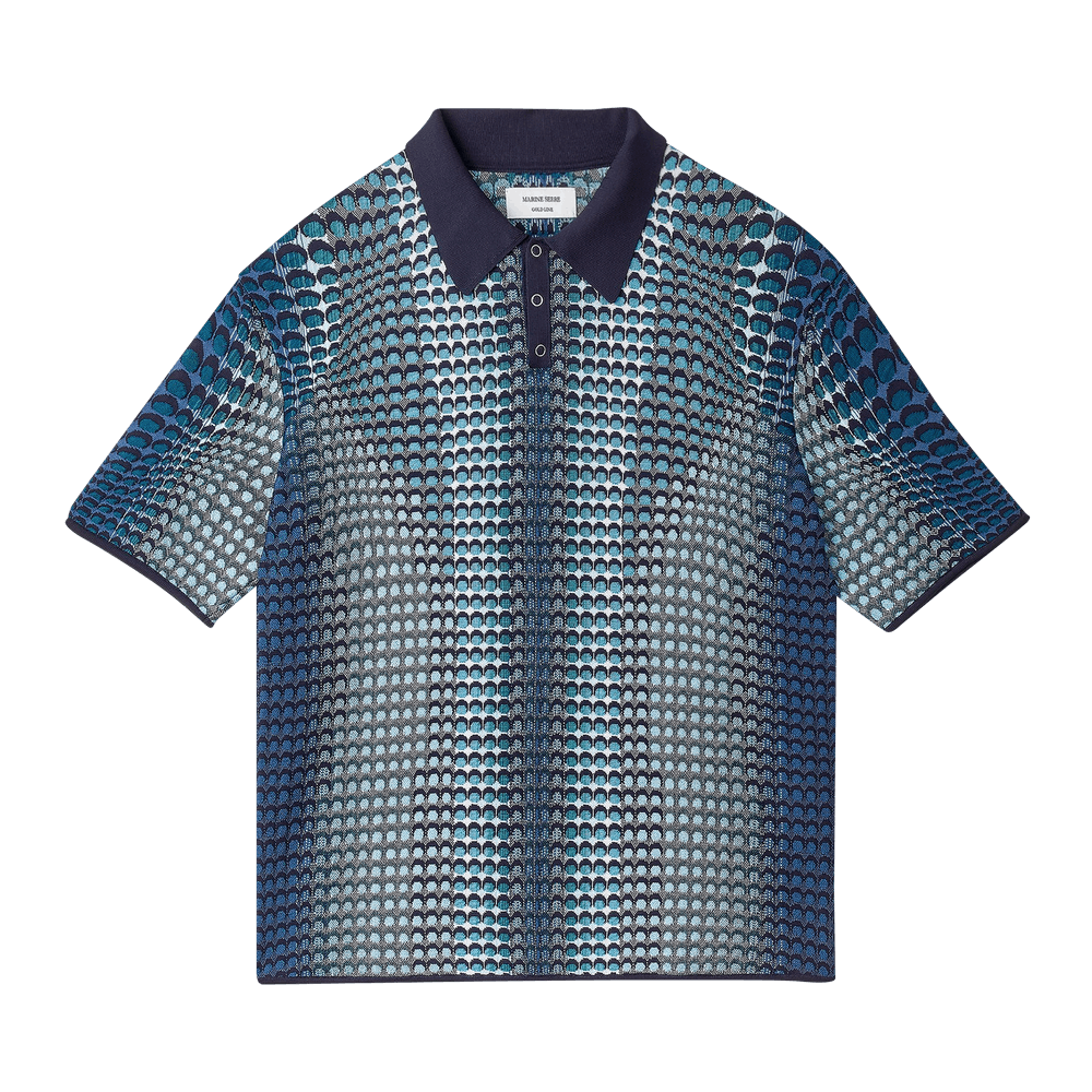 本店は Moonfish Serre Marine Buy Skin 'Sea Shirt Polo Knit Jacquard トップス