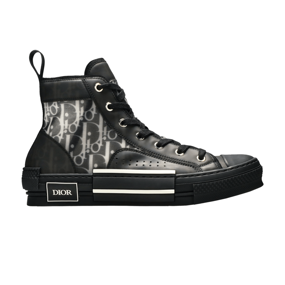 19ss「DIOR」B23 Black Oblique Hi Cut 41 Dior B23 