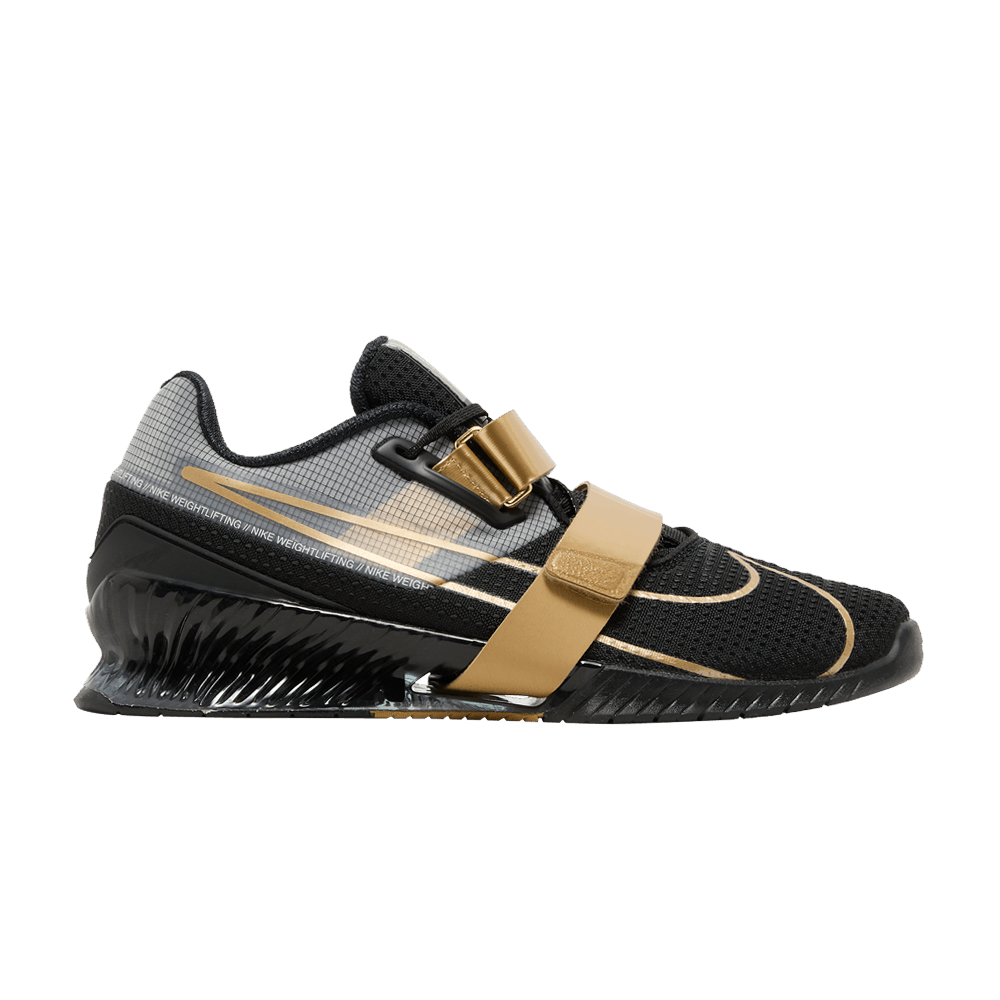 Nike Romaleos 4 Black Metallic Gold Price in India | Culture Circle
